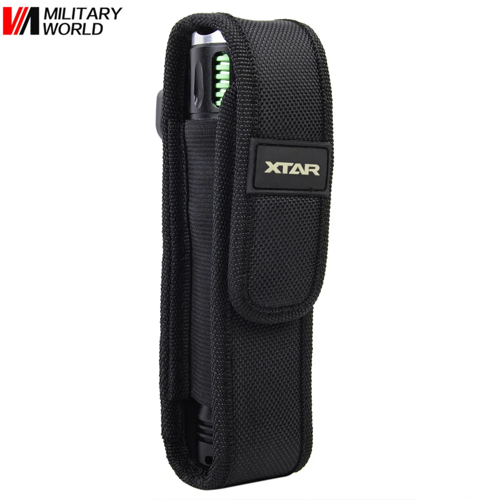 Тактический xtar T220 Мешка Фонарик светодиодный фонарик Чехол кобура Открытый Отдых Портативный фонарик кобура Черный Цвет - изображение