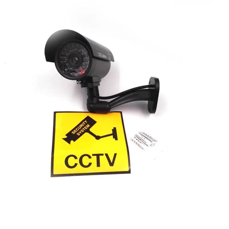 

OWGYML Waterproof Dummy CCTV Camera With Flashing Red LED For Outdoor or Indoor Surveillance Camera Fake Camera for Security