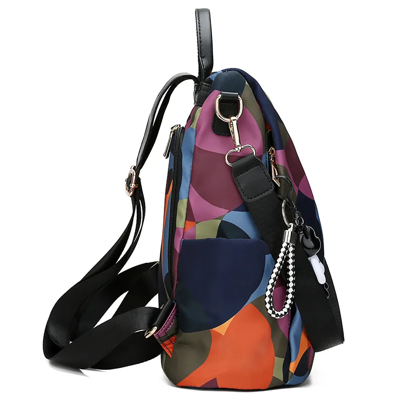 Модный женский рюкзак для путешествий с защитой от кражи, высококачественный Водонепроницаемый Школьный рюкзак из ткани Оксфорд, красивый стильный школьный рюкзак для девочек, рюкзаки