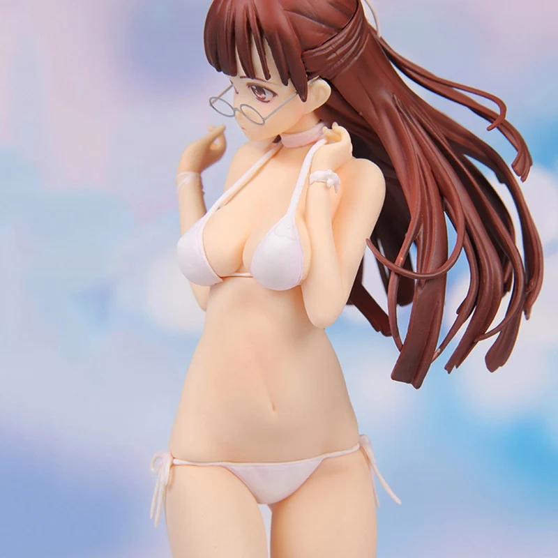 

2018 Pretty New Anime Action Figure Period Sweet Drops In Swimsuit Sexy Girl Collection Model Doll