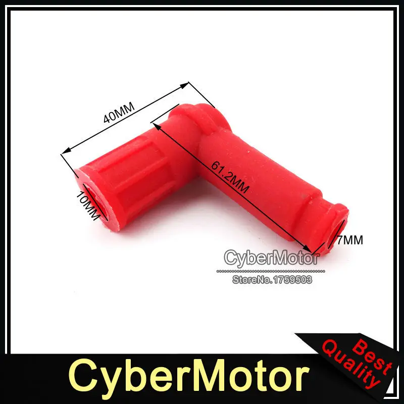 Red Ignition Spark Plug Cap For 50cc 70cc 90cc 110cc 125cc 140cc 150cc