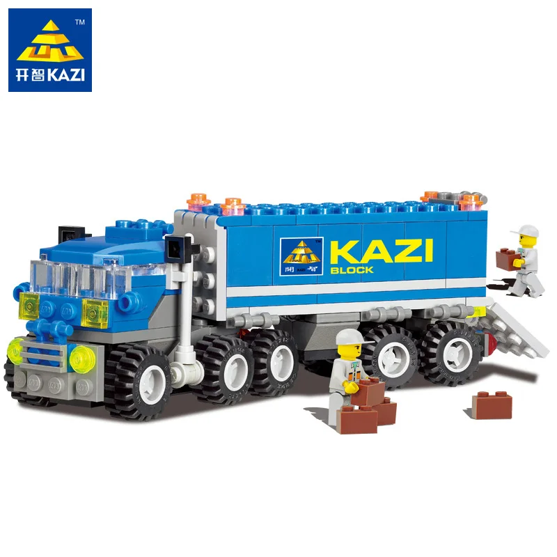 Kazi City Dumper Truck Car Building Block Sets 163pcs Bricks Educational Construction DIY Birthday Toys For Children