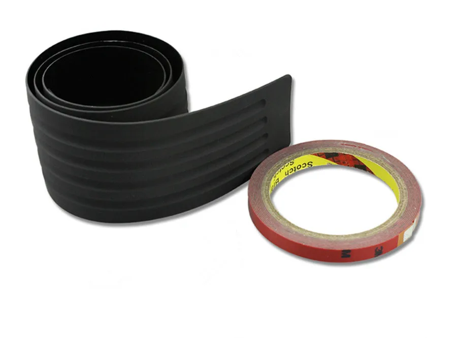  Car Rear Guard bumper rubber scuff trim For Mitsubishi Asx Outlander Lancer EX Pajero Evolution Ecl