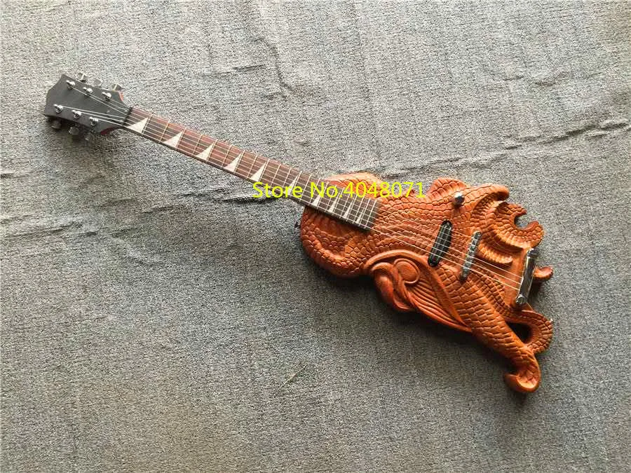 

Freight-free, 6-string electric guitar, body carving pattern