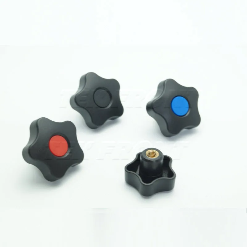 M5x32 Female OR M6x32 Female plastic lobe knob, thread Knob Screw