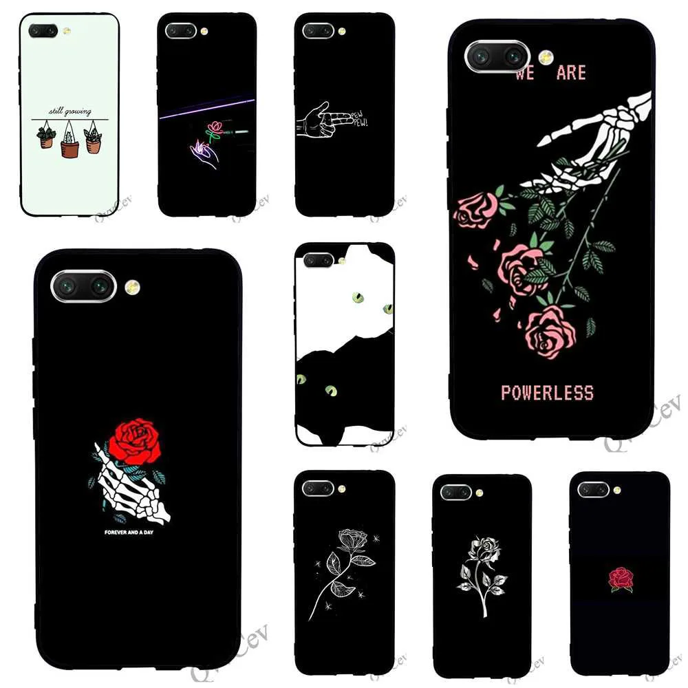 

Shockproof Cute Dog Rose Phone Cover for Huawei Honor 7X Case 10 8 9 Lite 6A 7A Pro 7C Y6 Prime Nova 3 3i Back
