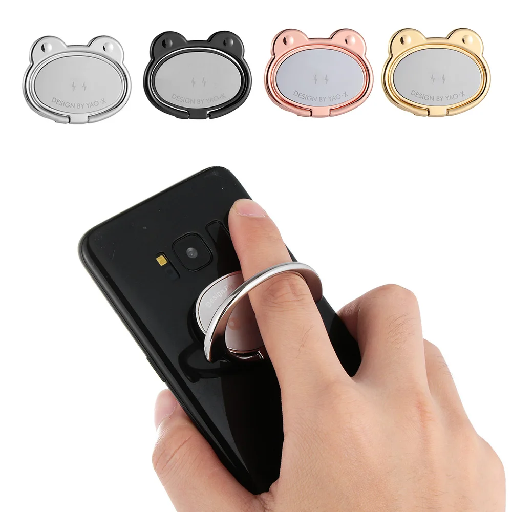 

1PC 360 Degree Hook Universal Cute Pet Finger Ring Sticky Mount Stand Holder For Cell Phone Tablet Cell Phone Accessories