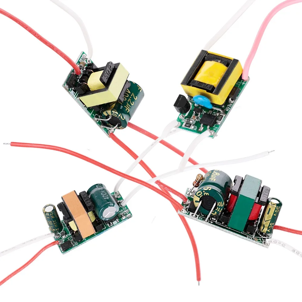 Светодиодный драйвер 300mA 280mA 3 Вт 4 Вт 5 Вт 7 Вт для Светодиодный источник питания s AC90-265V трансформаторы для DIY светодиодный источник питания