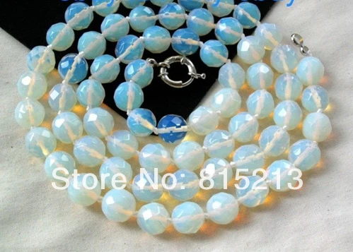 

ddh001067 Luster 11mm Faceted Round Moonstone Necklace 14K GP 34