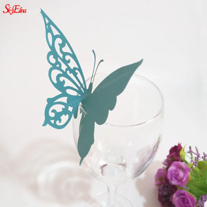 50 шт. бумажные стаканы для вина с лазерной резкой|paper card|card birthdaylaser cut birthday cards |