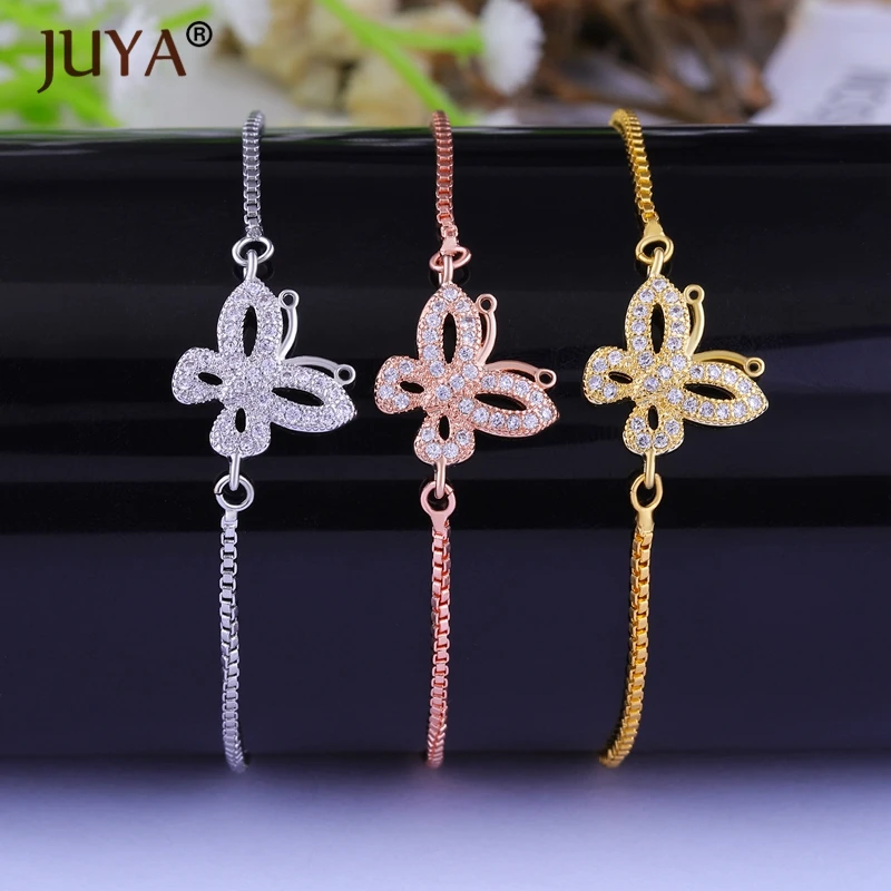 

pulseras mujer moda 2018 lovely small butterfly bracelets for women girls gold silver adjustable chain bracelet femme bijoux