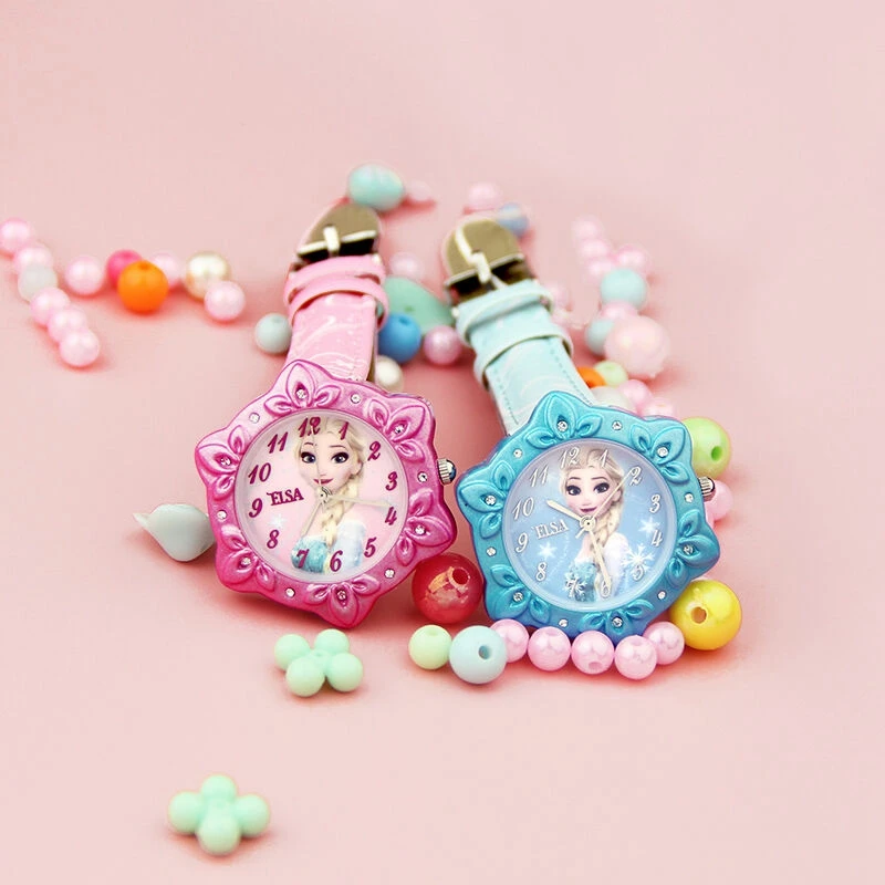 Disney Frozen Princess оригинальный дизайн детские часы для девочек упаковка с подарочной
