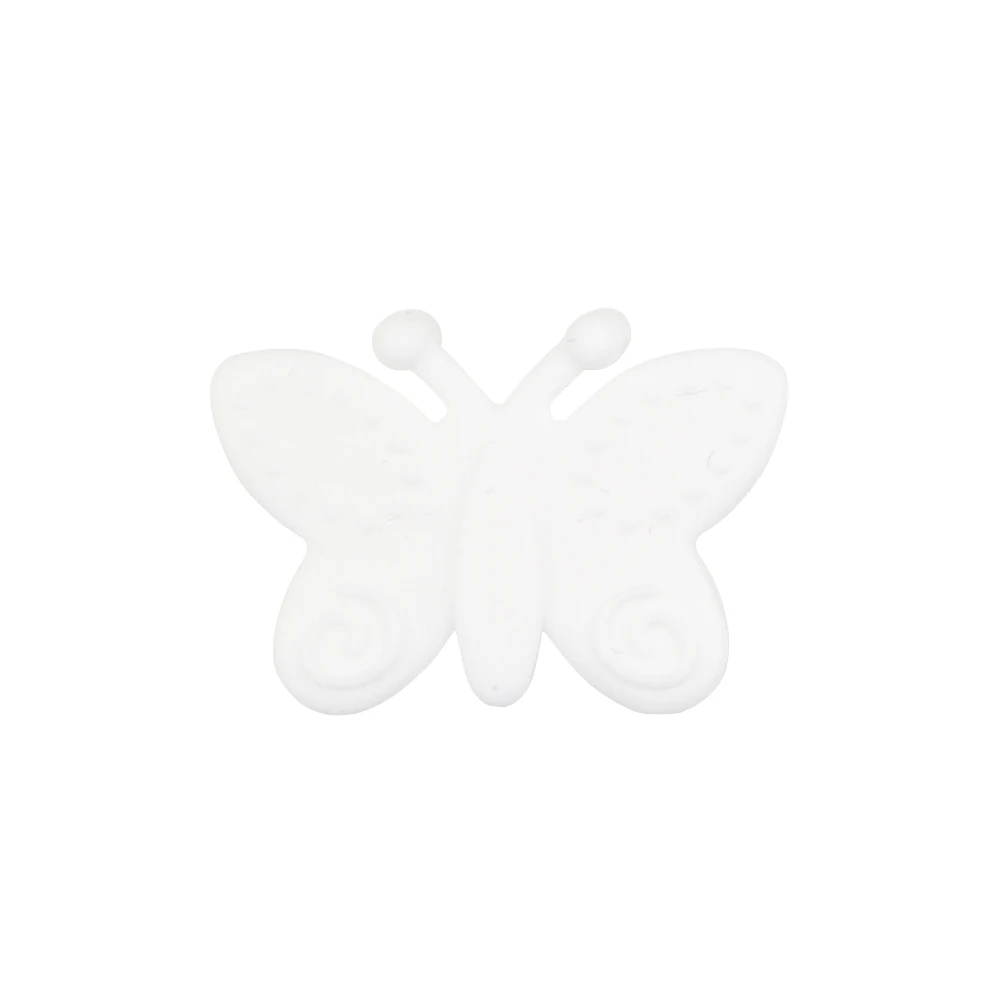 TYRY. HU 3 шт./набор, силиконовые мини Детские Прорезыватели с бабочками, персонализированные цепочки для прорезывания зубов, аксессуары, картонные Детские Прорезыватели - Цвет: M