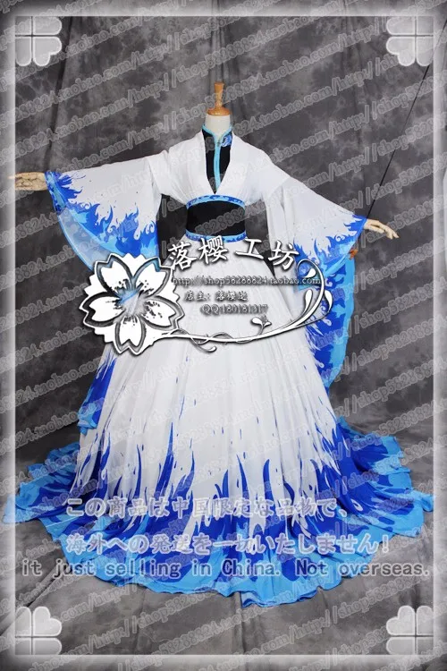 をツバサ クロニクルイラストブルー火災バージョンさくらのコスプレ衣装ハロウィン高級ドレスカスタムメイド Sakura Cosplay Cosplay Costumecostume Halloween Aliexpress