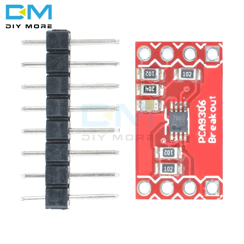 PCA9306 двойной 2 бита Bi-directional IIC I2C Напряжение уровня переводчик Breakout совета модуль высокая низкая Напряжение 5 V 3,3 Diy электронные