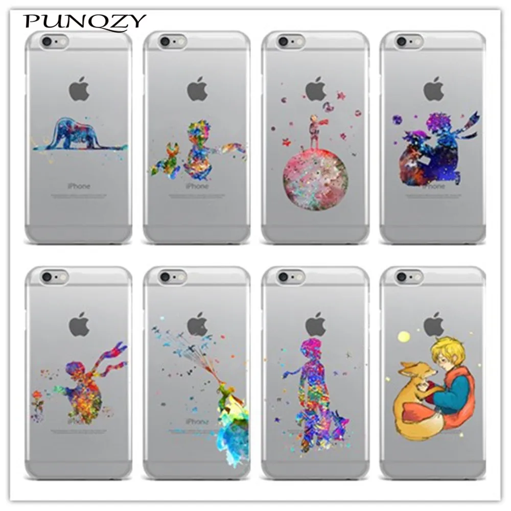 

Cartoon The Little Prince The earth space Cover TPU Soft silicone phone Case Cover For iPhone X 8 6 6S Plus 5 5S SE 7 7 Plus