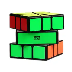 Qiyi 3x3 кубик рубика 3x3x3 квадратный 1 Магический кубик Рубика скоростной и липкий скоростной куб профессиональный пазл игрушки для детей