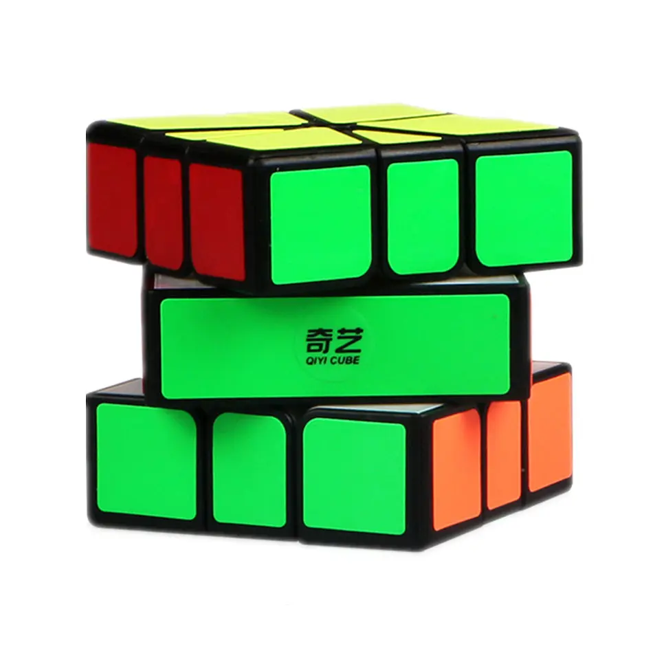 

Qiyi 3x3 Cube 3x3x3 square 1 Magic Cube Black And Stickerless Speed Cube Profissional Puzzle Toys For Children Kids Gift Toy