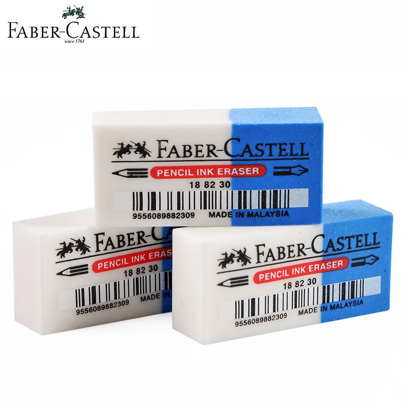 

Faber Castell 7082 Combo Eraser Phathalate-free for Ink+Pencil lead Pencils Art Drawing Rubbers for Ballpoint/Gel/Fountain Pens