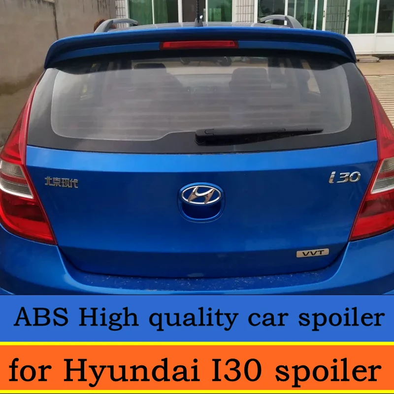 Для hyundai I30 спойлер Высокое качество ABS Материал заднее крыло автомобиля праймер цвет задний спойлер для hyundai I30 спойлер 2009