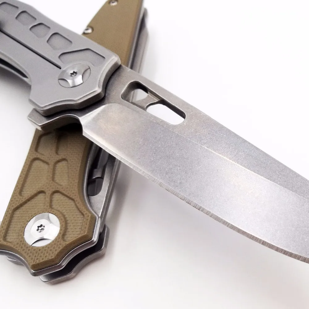JSSQ шарикоподшипник складной нож 9Cr18Mov лезвие Флиппер тактические карманные ножи походные охотничьи ножи для выживания EDC наружные инструменты