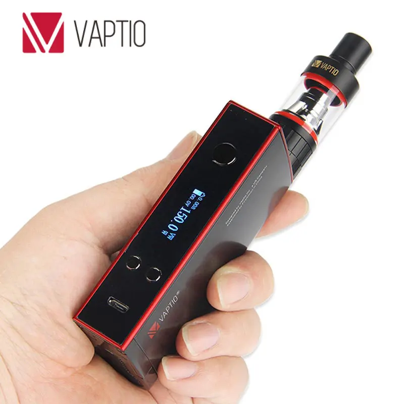 

Original Vaptio S150 ATC Full Kit with 3ml Capacity S150 ATC Tank & Build-in Sensor & Large OLED Screen E-cig Kit No Battery