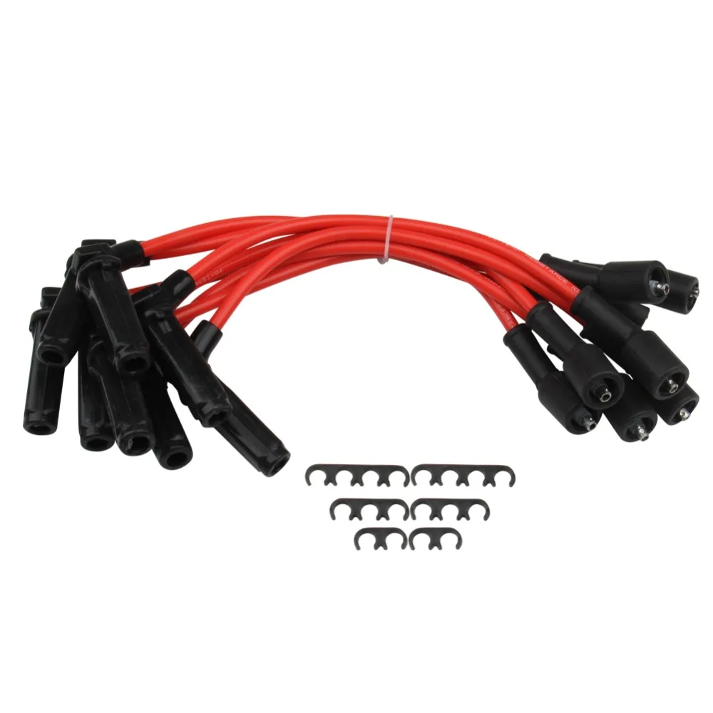 Spark Plug Wires 8pcs 8 mm For Chevy/GMC Ls1 4.8l 5.3l 6.0l 1999-2006 9059 27cm