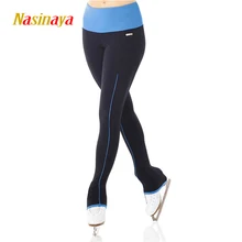 Индивидуальные фигурные брюки для катания на коньках длинные брюки для девочек женские тренировочные соревнования Patinaje Катание на коньках теплый флис гимнастика 35