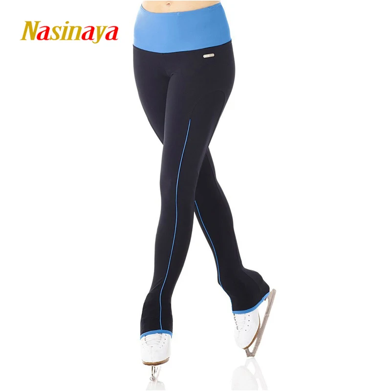 

Customized Figure Skating Pants Long Trousers For Girl Women Training Competition Patinaje Ice Skating Warm Fleece Gymnastics 35