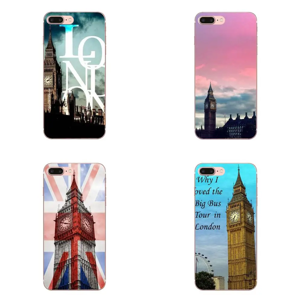 Bixedx для Apple iPhone 4 4S 5 5C 5S SE 6 6S 7 8 Plus X мягкие чехлы Uk British London Big Ben|Чехлы-накладки| |