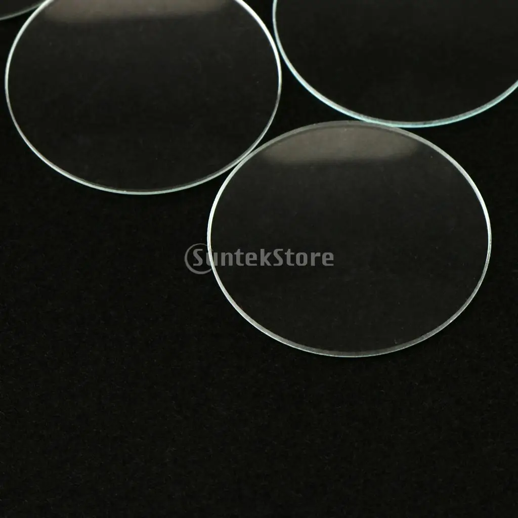 Упаковка из 20шт прозрачной куполообразной минеральной стеклянной линза для часов, запчасти для часовых аппаратов 16,5 мм-24,5 мм