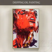 Новое поступление Ручная роспись высокого качества специальный абстрактный портрет маслом на холсте абстрактный портрет масляными красками