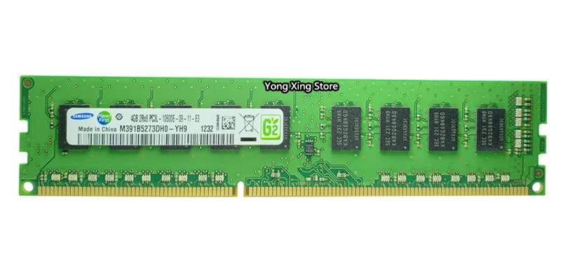  Samsung DDR3 2GB 4GB 8GB 1333MHz 1600MHz Pure ECC UDIMM server memory 2RX8 8G PC3L-12800E workstati
