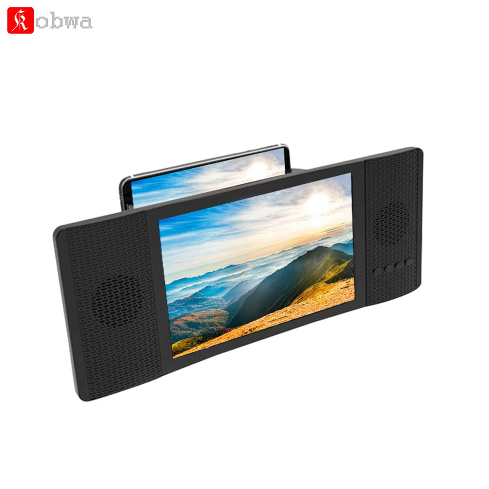 Многофункциональный Bluetooth динамик Регулируемый HD экран Лупа аудио Поддержка U