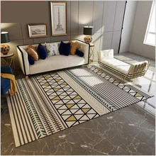 AOVOLL, скандинавский стиль, клетчатый ковер, диван, журнальный столик, коврики для двери, ковер, для спальни, модное декоративное Скандинавское украшение, для дома, для ребенка