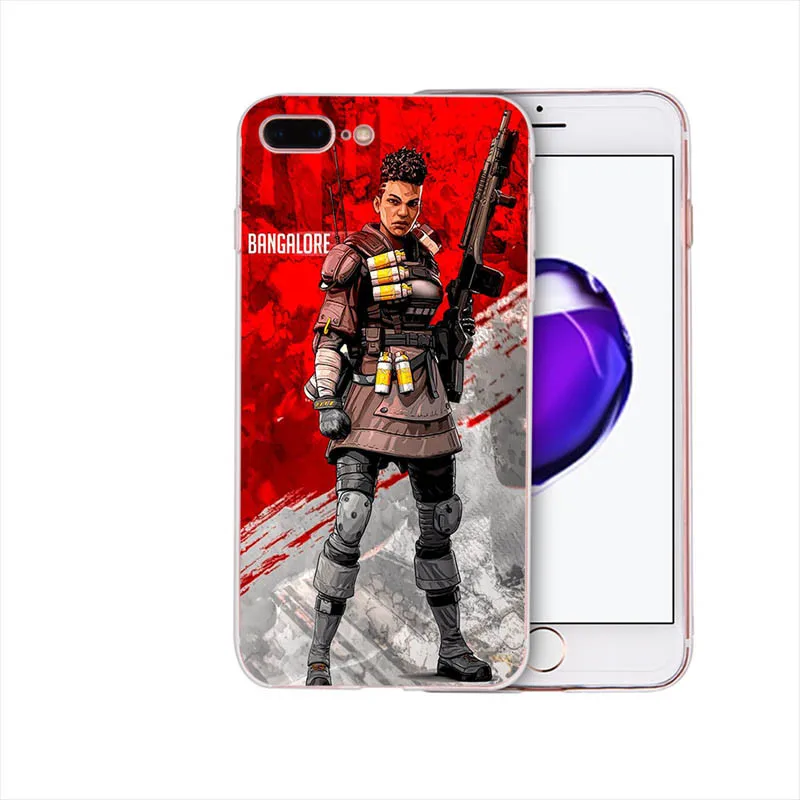 Apex legends мягкий силиконовый для мобильных телефонов Чехол для Apple iphone xr x xs max 7 8 plus 6 6s 5s se 5 10 чехол крутой дизайн мобильного корпуса - Цвет: case 23