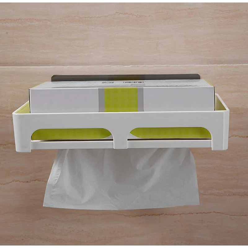 Кухонный держатель для туалетной бумаги, клейкая стойка, аксессуары для ванной комнаты, настенная подвесная бумажная стойка SQ-5051