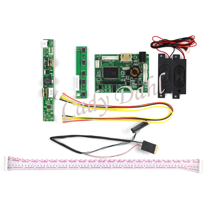 

HDMI Audio LVDS LCD Controller Board + Backlight Inverter + 30P Cable + Speaker for Ipad 2 1024X768 9.7" LP097X02 SLQ1 SLN1 LCD