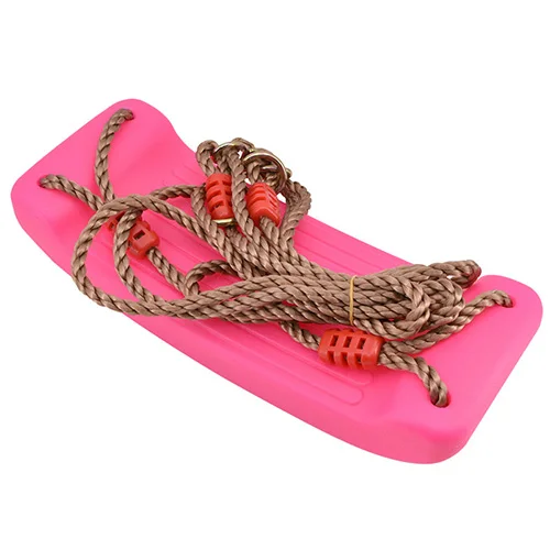 Детские Сменные качели с регулируемой высотой веревки скалолазание рама открытый Крытый спортивные игрушки для детей взрослых - Цвет: pink