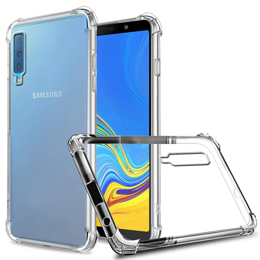 Чехол для samsung A9 2018 ультра тонкий прозрачный чистый силикон мягкий чехол из ТПУ с