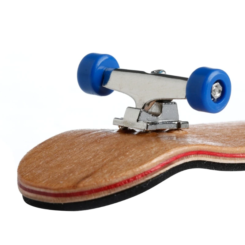 

1Set Wooden Deck Fingerboard Skateboard Sport Games Kids Gift Maple Wood Set New