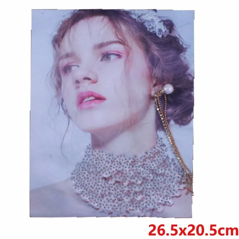 PE2894CT Pulaqi сексуальная девушка Мода Mordern леди Мэрилин Монро алмазные декоративные нашивки шитье на модном стиле DIY Одежда патч для женщин F - Цвет: PE2894CT