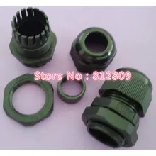 IP68 M20 x 1,5 Водонепроницаемый нейлоновый Пластиковый кабель кабельный ввод Разъем