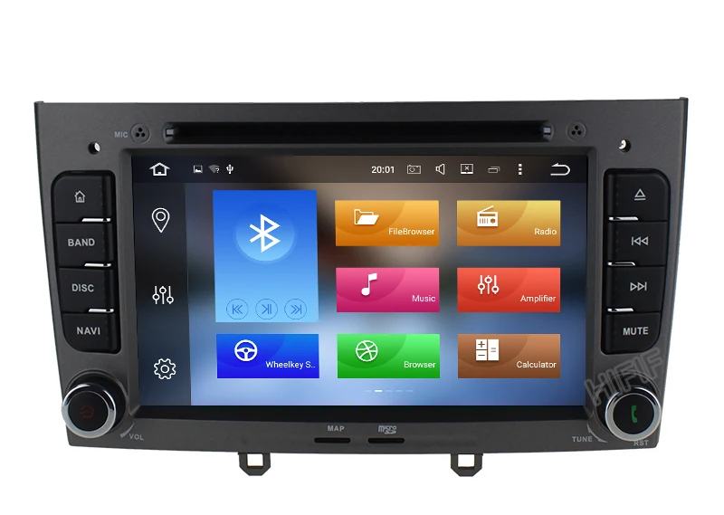 Discount IPS 8 Core Android 8.0 OS Special Car DVD for Peugeot 408 2010-2011 & Peugeot 308 I (T7) 2008-2011 with 1024*600 Resolution 3