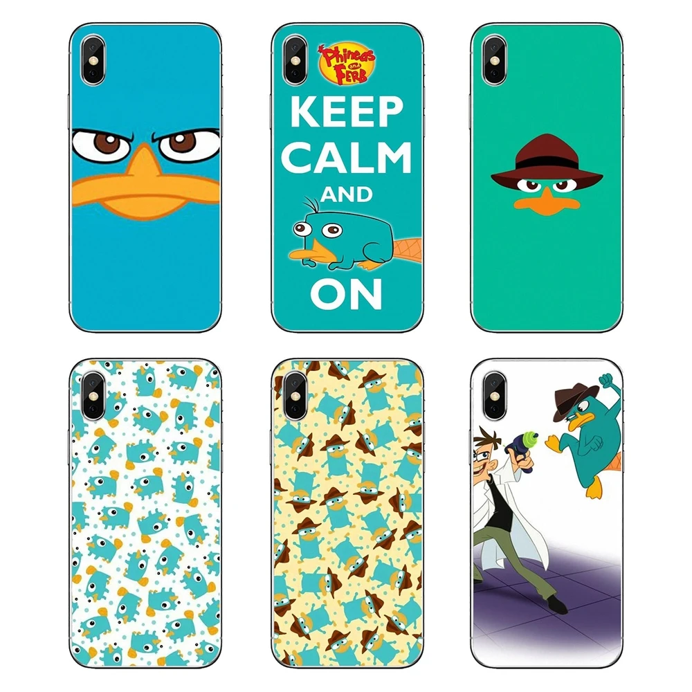 

Soft Transparent Shell Covers Cartoon Perry The Platypus Art For Xiaomi Redmi 4X S2 3S Note 3 4 5 6 6A Por Pocophone F1 Mi 6