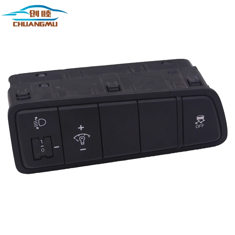 For Hyundai Tucson 201520162017absmatte Chrome Car Front Headlight