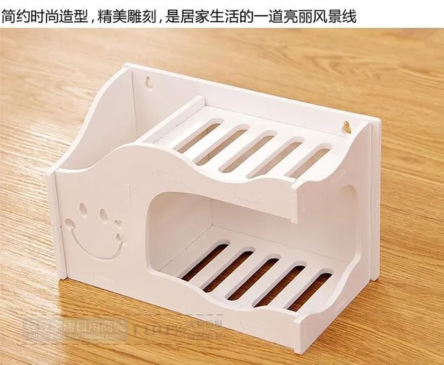 Bathroom Organizer Brief White Wood Board Cutout Carved Shelf Soap Holder  DIY Combination Toothbrush Storage Rack - AliExpress