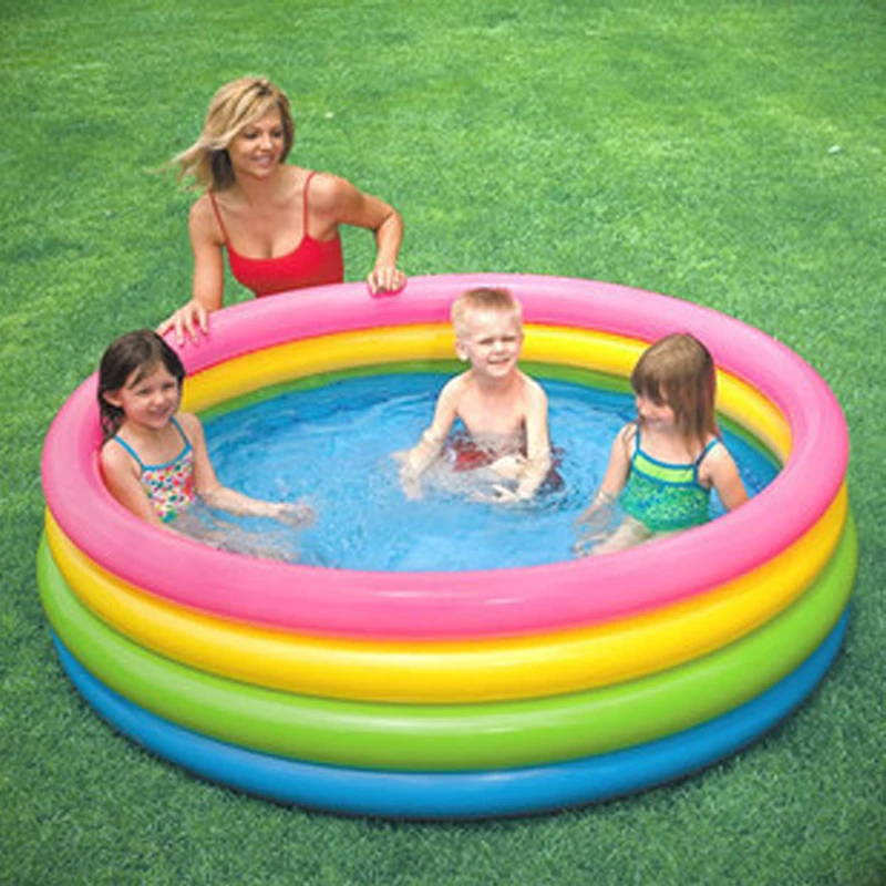 neon anak inflatable renang air kolam renang 168 46 cm rumah outdoor bathtub game tempat bermain anak kolam bebe zwembad