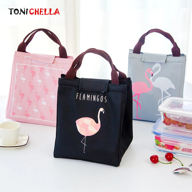 Flamingo Thermal Insulation Baby Bag Milk Bottle Keep Warm Waterproof Stroller Portable Infant