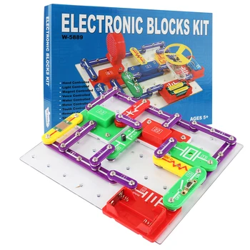 

Integrated Circuit Electronic Blocks Science Education Toy Creative Physics Experiment Technology Learning Toys for ChildrenW589